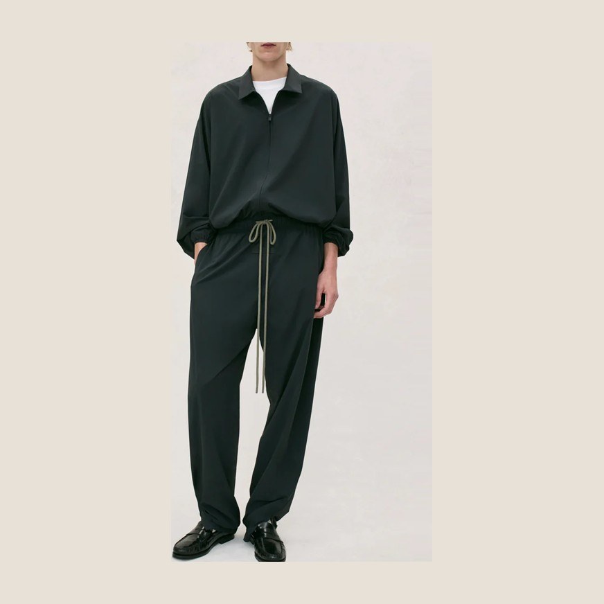 Fear of God Essentials Nylon Overshirt Black