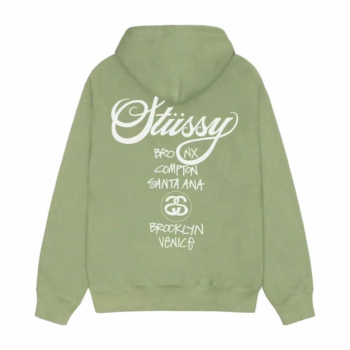 Stussy World Tour Zip Hoodie