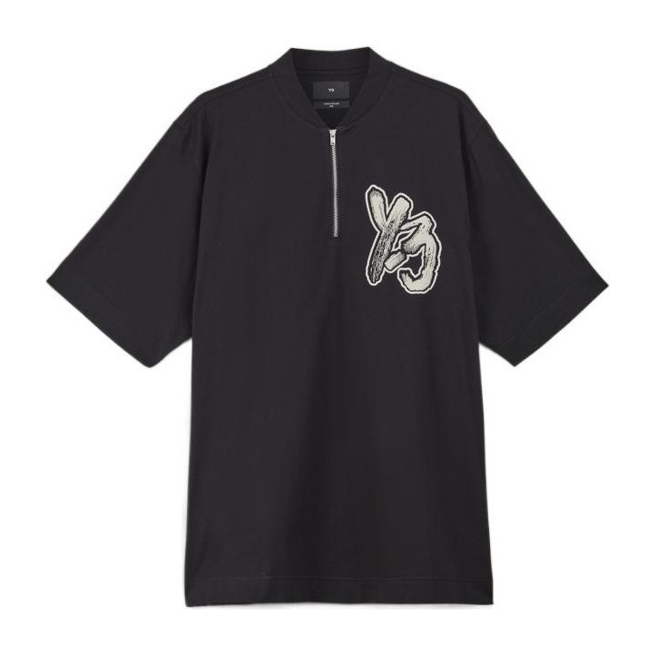 Y-3 SS23 Logo Half-Zip T-Shirt