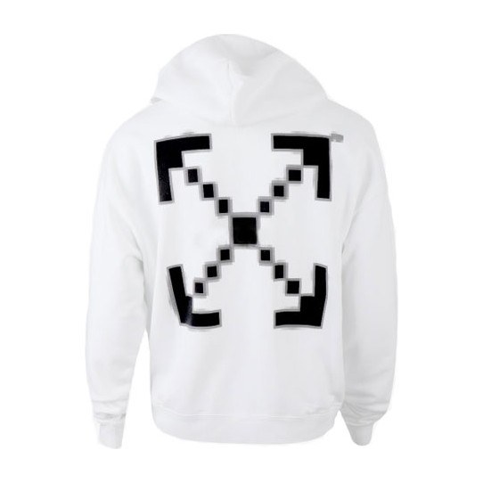 OFF-WHITE FW19 Printed Logo Hoodie