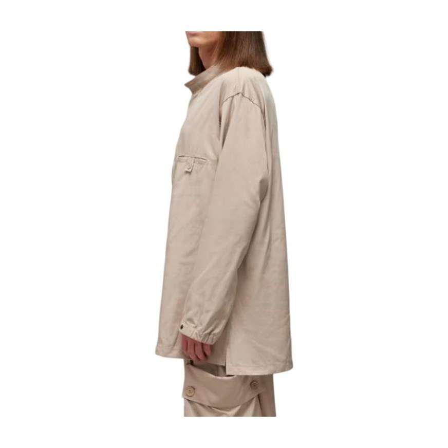 Y-3 Nylon Twill Overshirt Beige