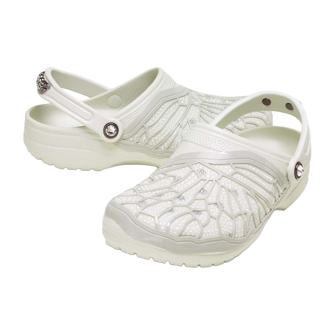 Swarovski x Crocs Classic Clog White