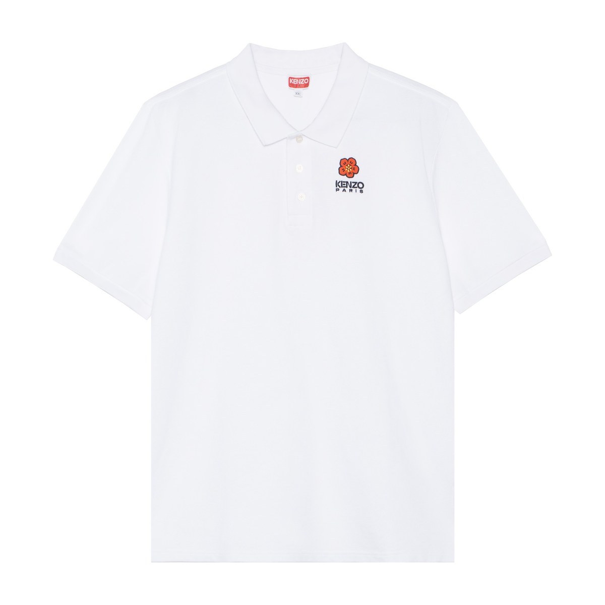 KENZO Logo Polo White