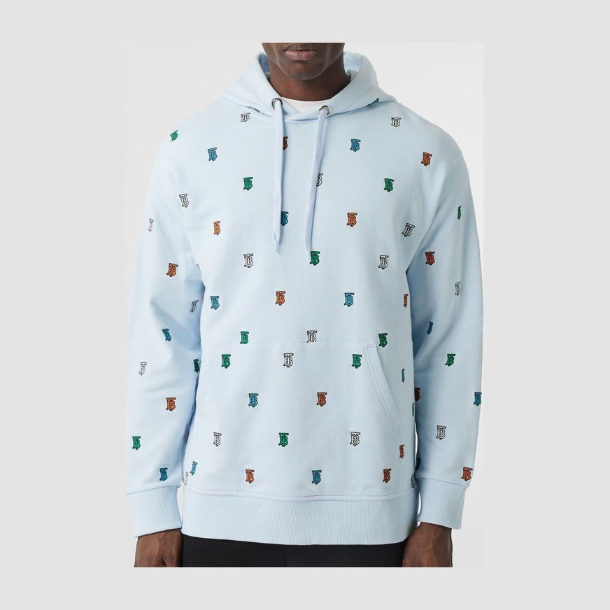 Burberry Hoodie Light Blue