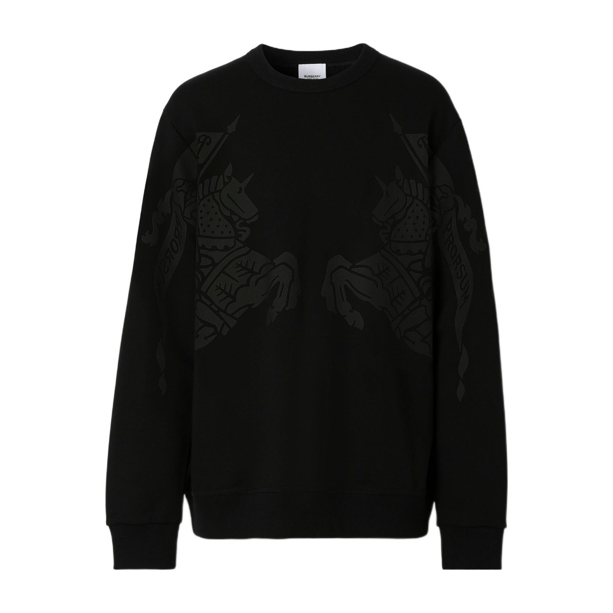 Burberry Animal Print Crewneck Sweatshirt