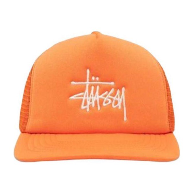 Stussy Letter Decor Cap Orange