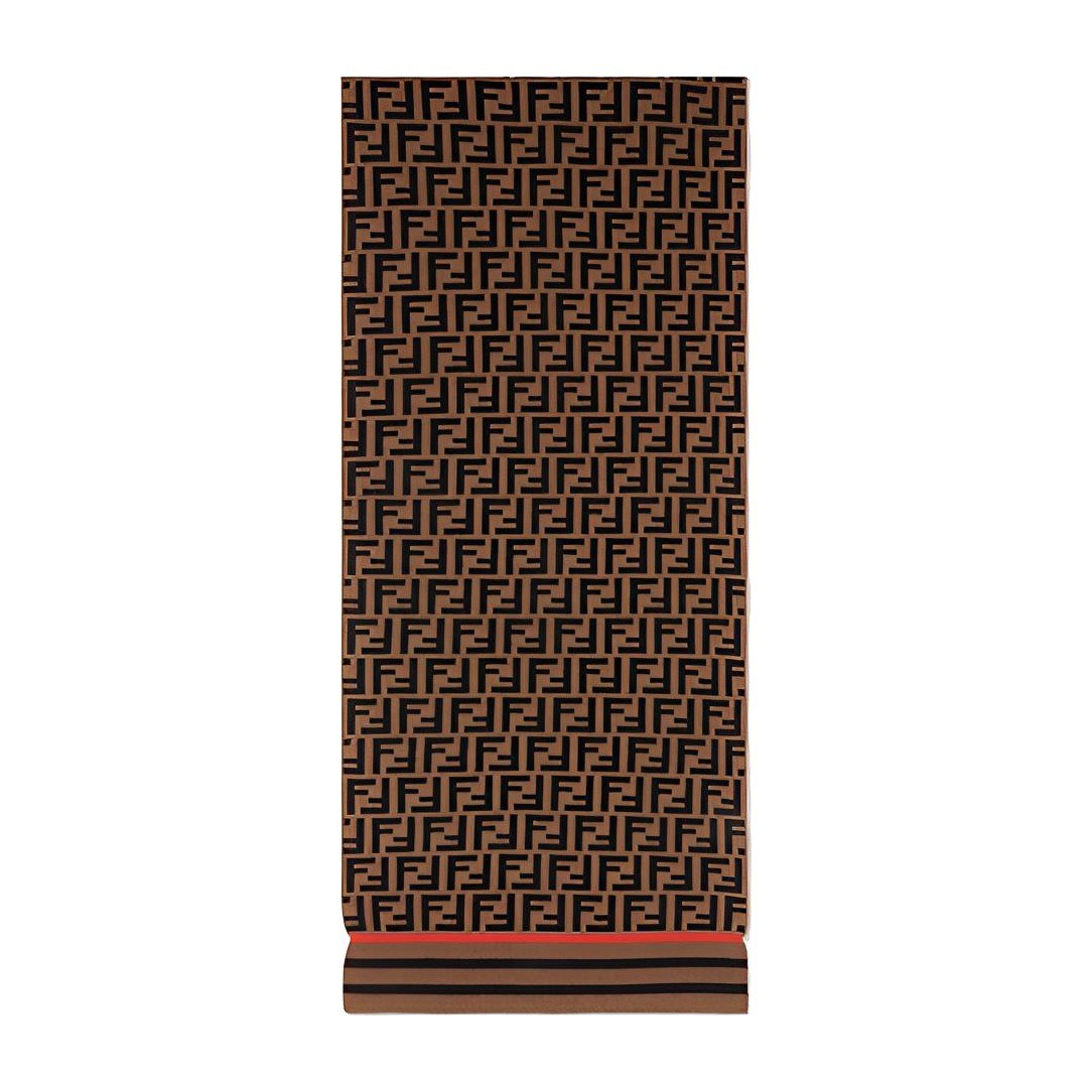 Fendi Logo Print Scarf
