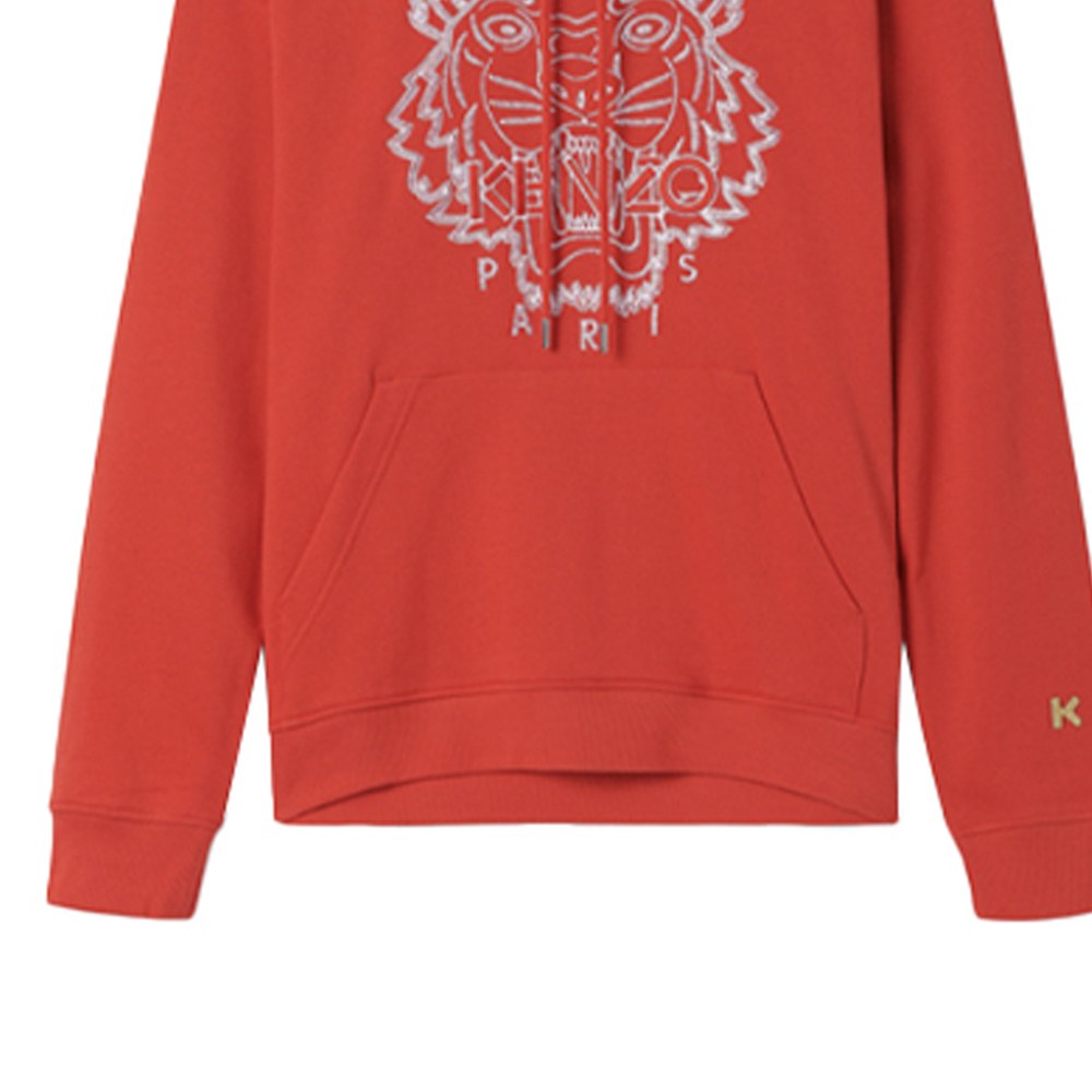KENZO Chinese New Year Capsule Embroidered Tiger Hoodie Red