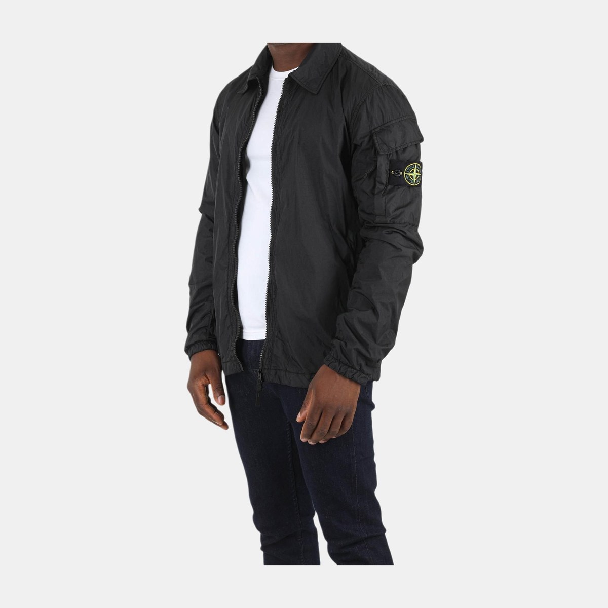 Stone Island FW22 Nylon Shirt Jacket Black