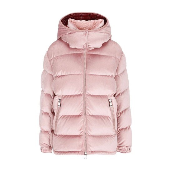 Moncler FW21 Hooded Down Jacket Pink