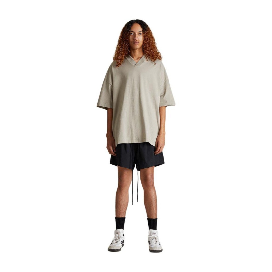 Fear of God Essentials V-Neck Tshirt Seal Grey