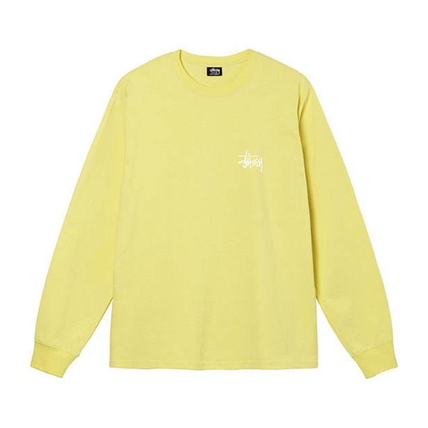 Stussy Classic Logo Crewneck Long Sleeve Tee
