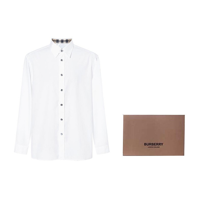 Burberry Logo Polo Shirt White