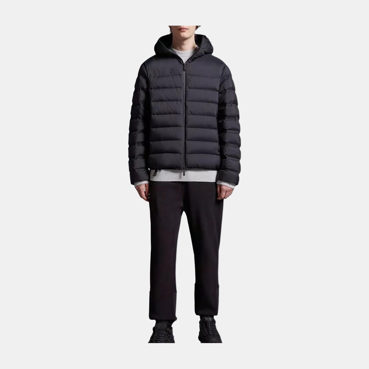 Moncler Arroux Short Down Jacket Black