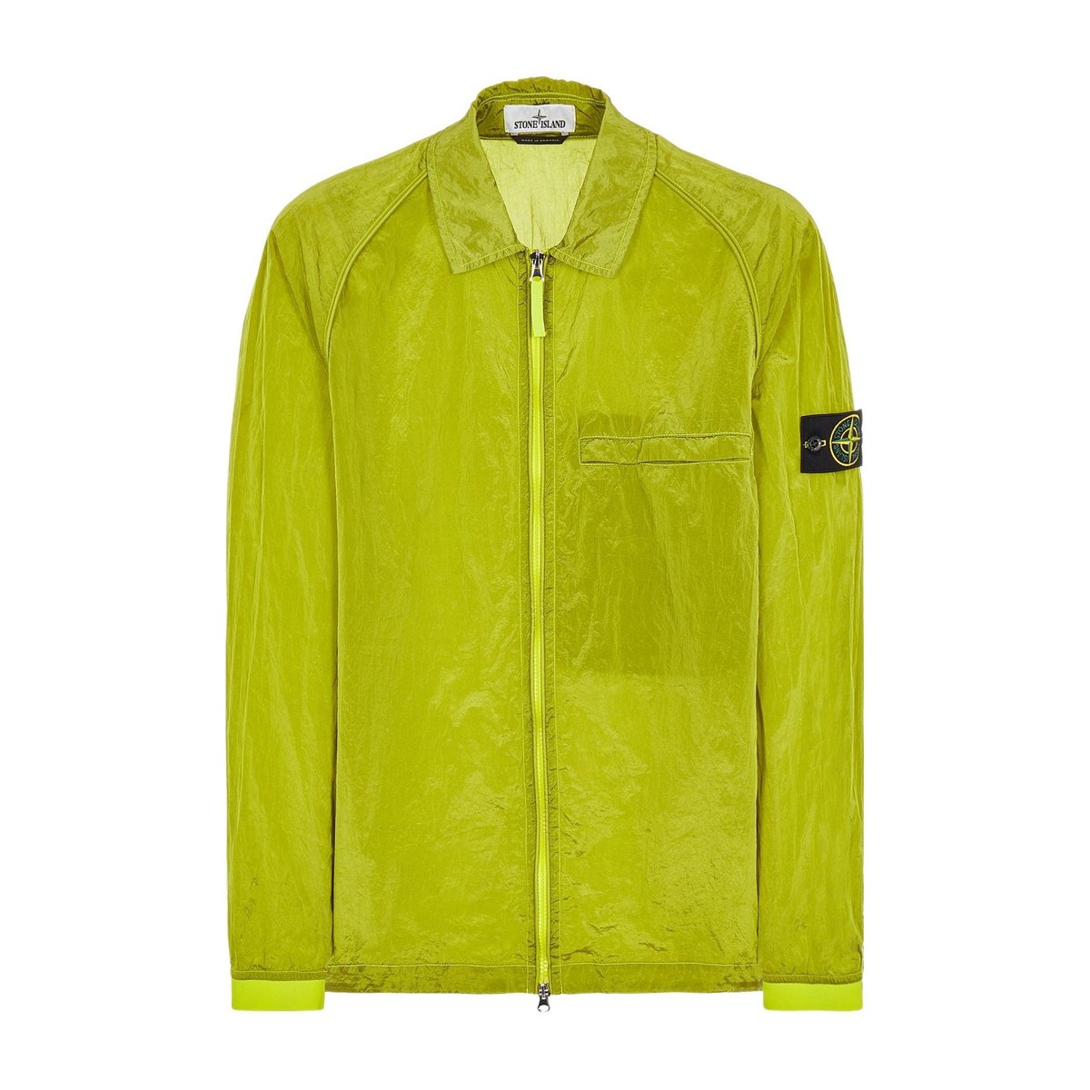 Stone Island Nylon Jacket Lemon Yellow
