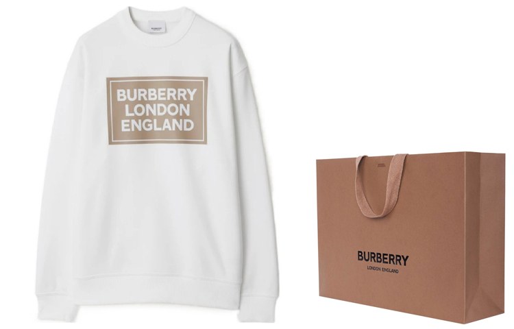 Burberry Logo Print Sweatshirt