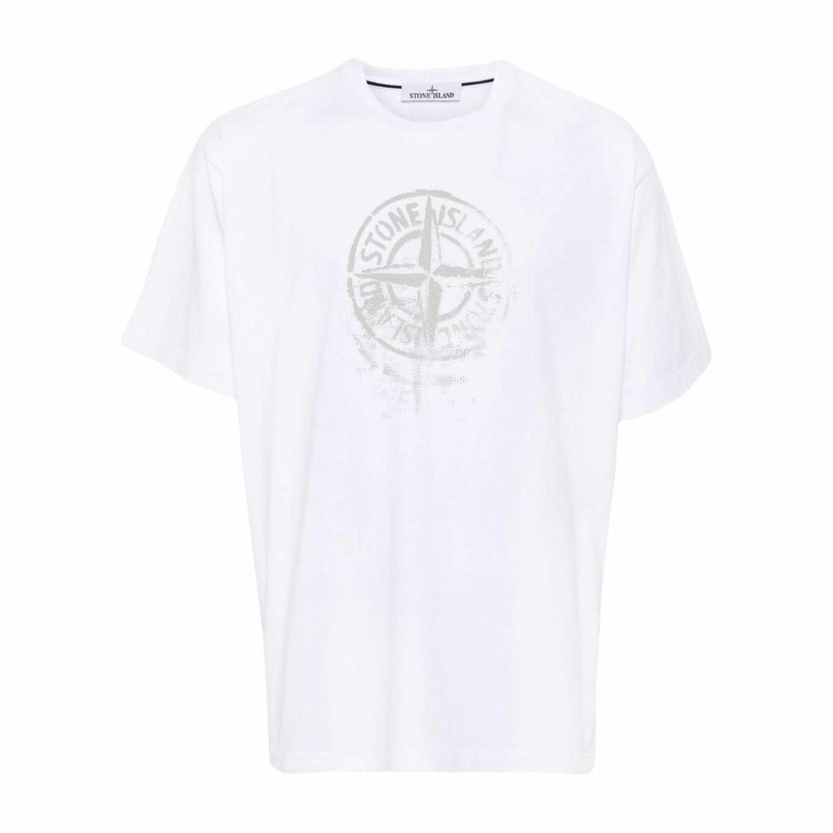Stone Island Compass Logo T-Shirt SS24 White