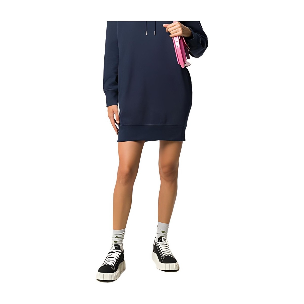 KENZO Logo Hoodie Dress Blue