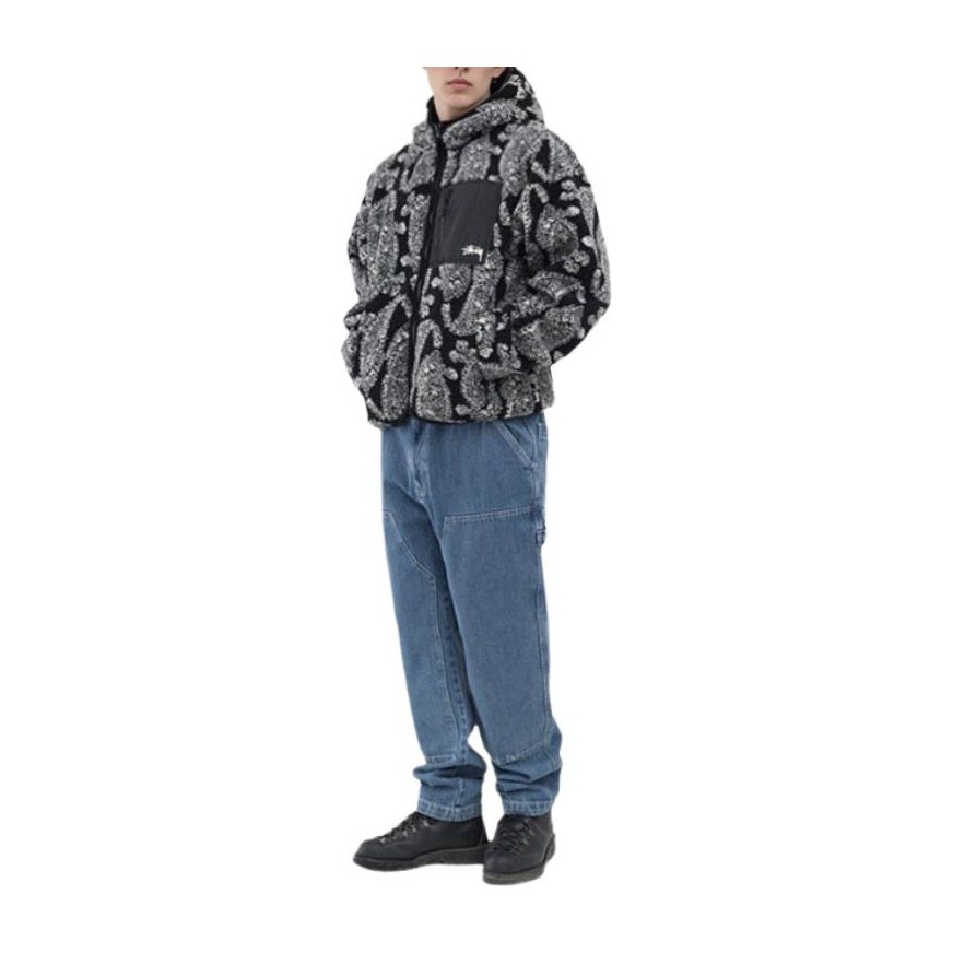 Stussy FW21 Logo Jacket Black