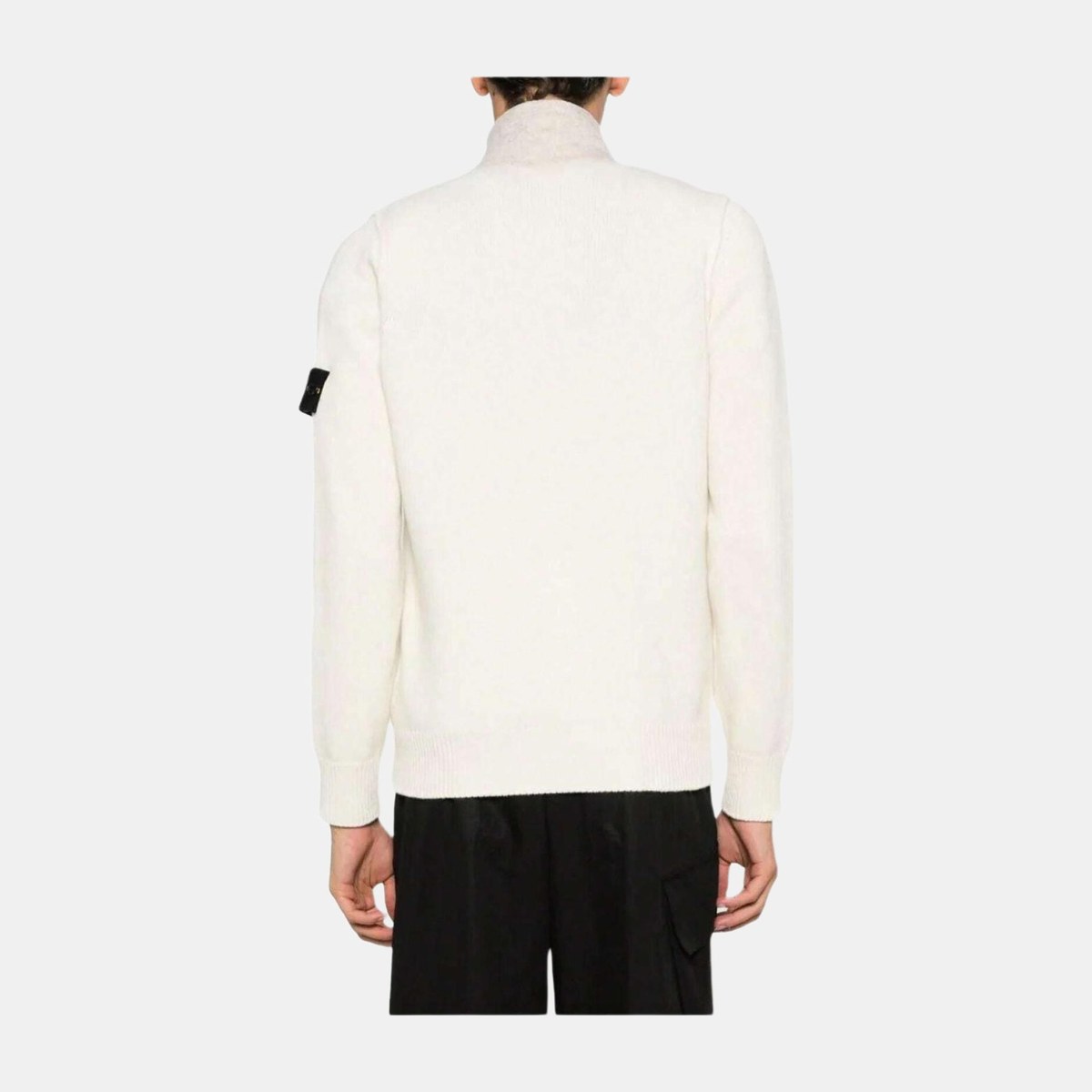 Stone Island Logo Patch Knit Shirt