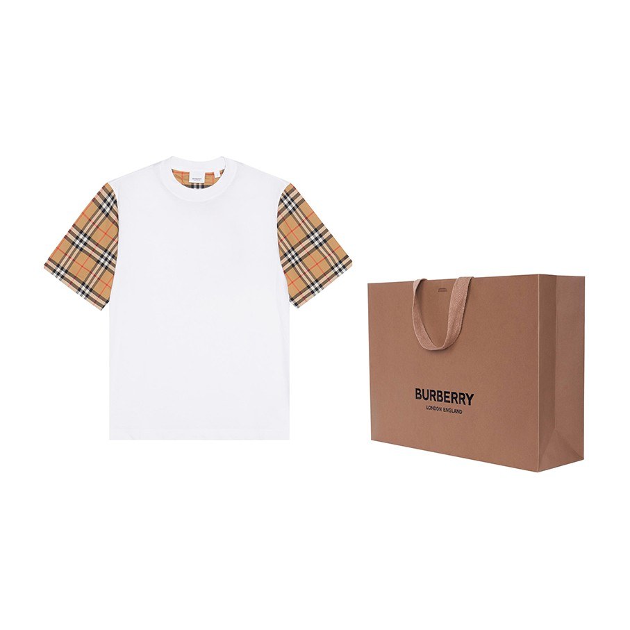 Burberry Vintage Check Cotton T-Shirt
