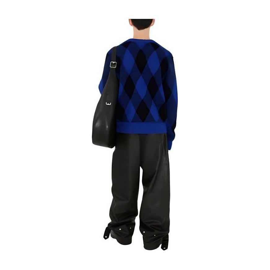 Burberry Argyle Wool Sweater