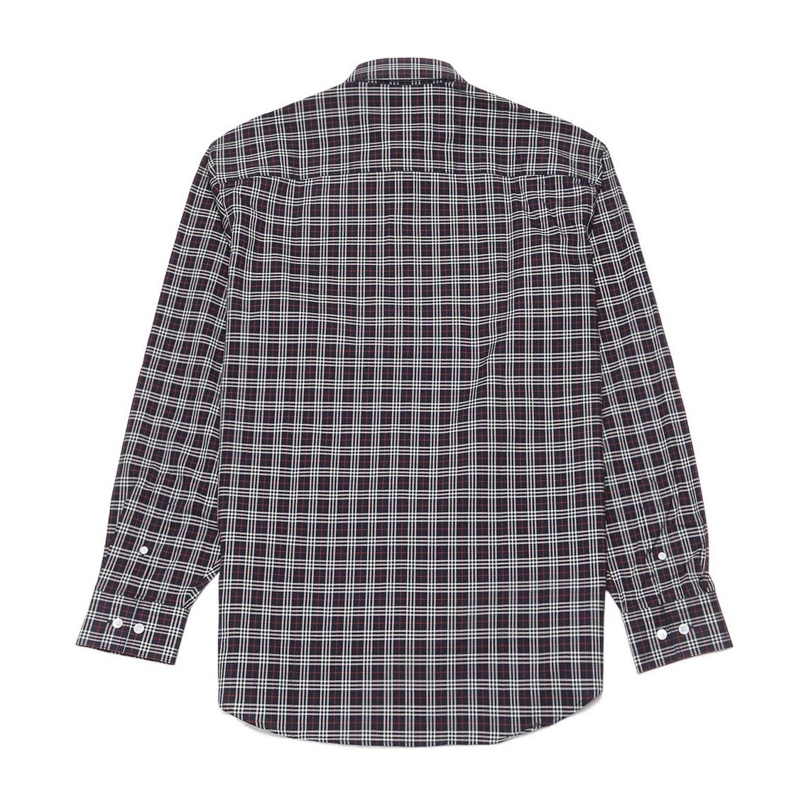 Burberry Check Long Sleeve Shirt Navy