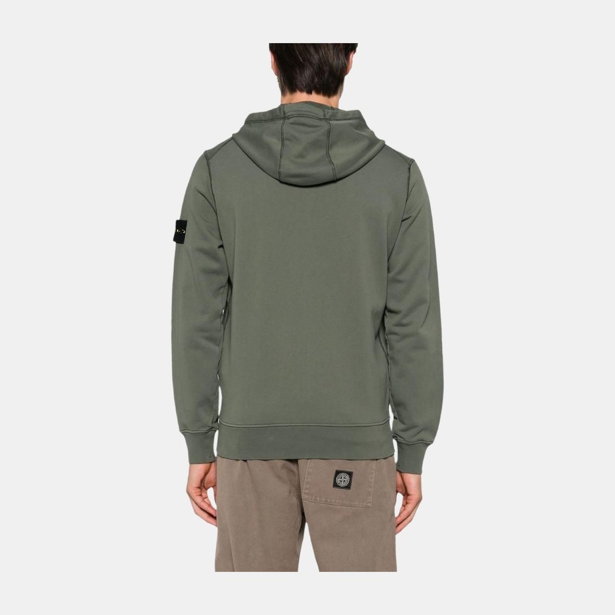 Stone Island Hooded Jacket Green