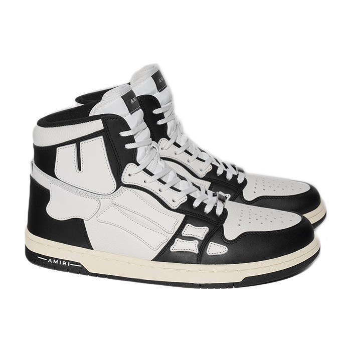 AMIRI Skel-Top Hi White Black