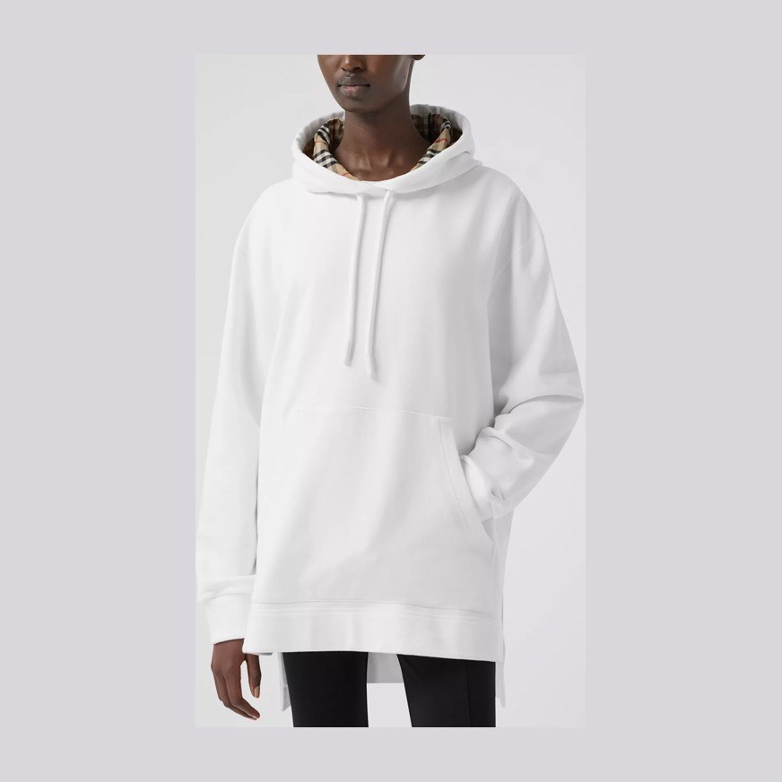 Burberry Hooded Sweatshirt White