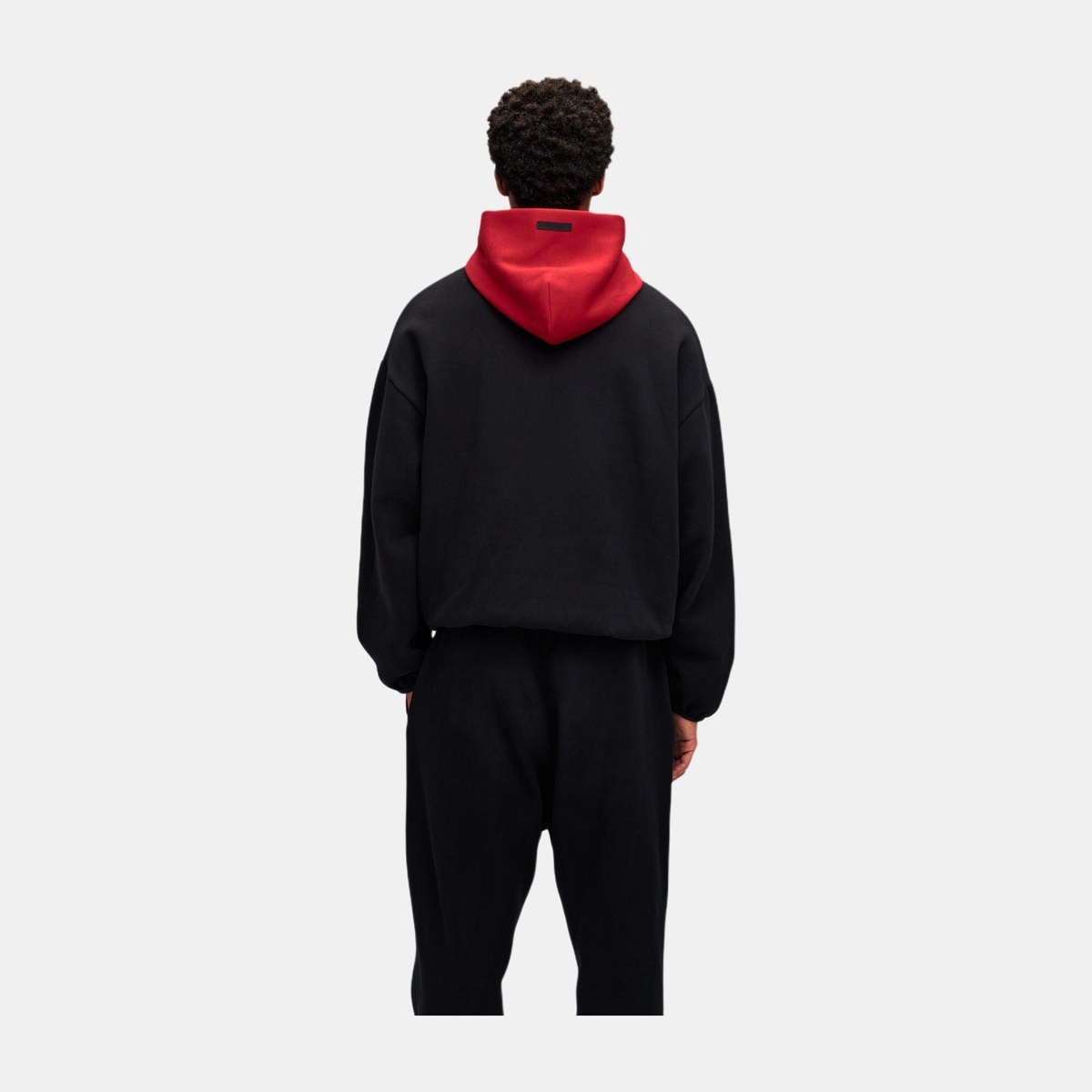 Fear of God Essentials x NBA Pullover Hoodie Black/Red