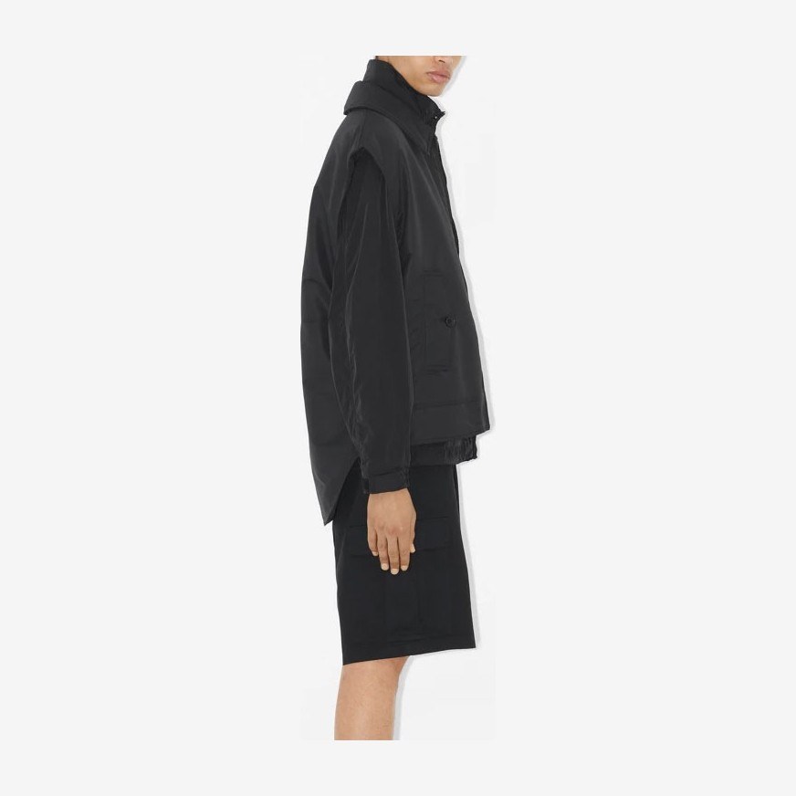 Burberry SS23 Logo Cotton Shorts Black