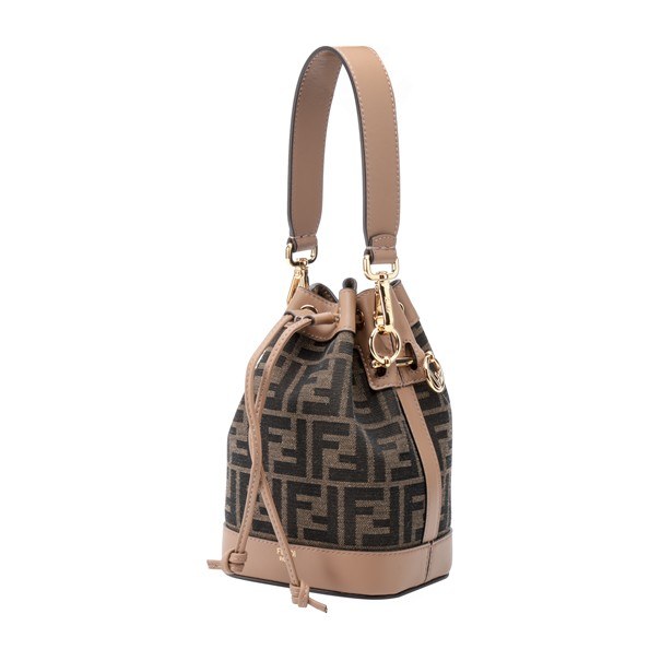Fendi Mon Tresor Small Bucket Bag Brown