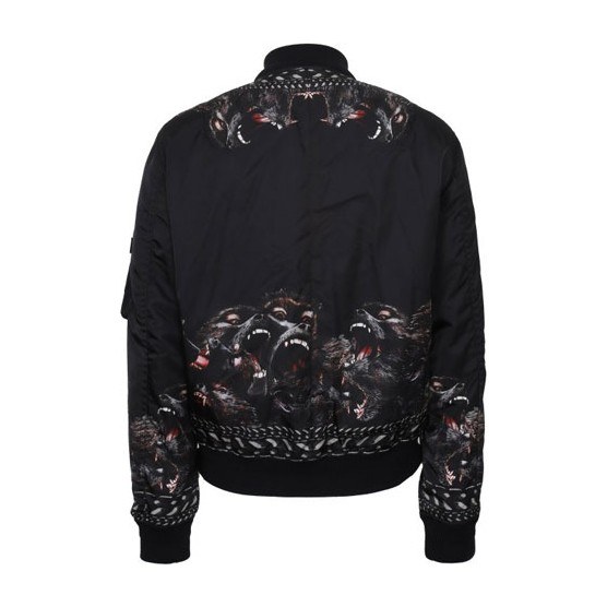 Givenchy Animal Print Zip Jacket