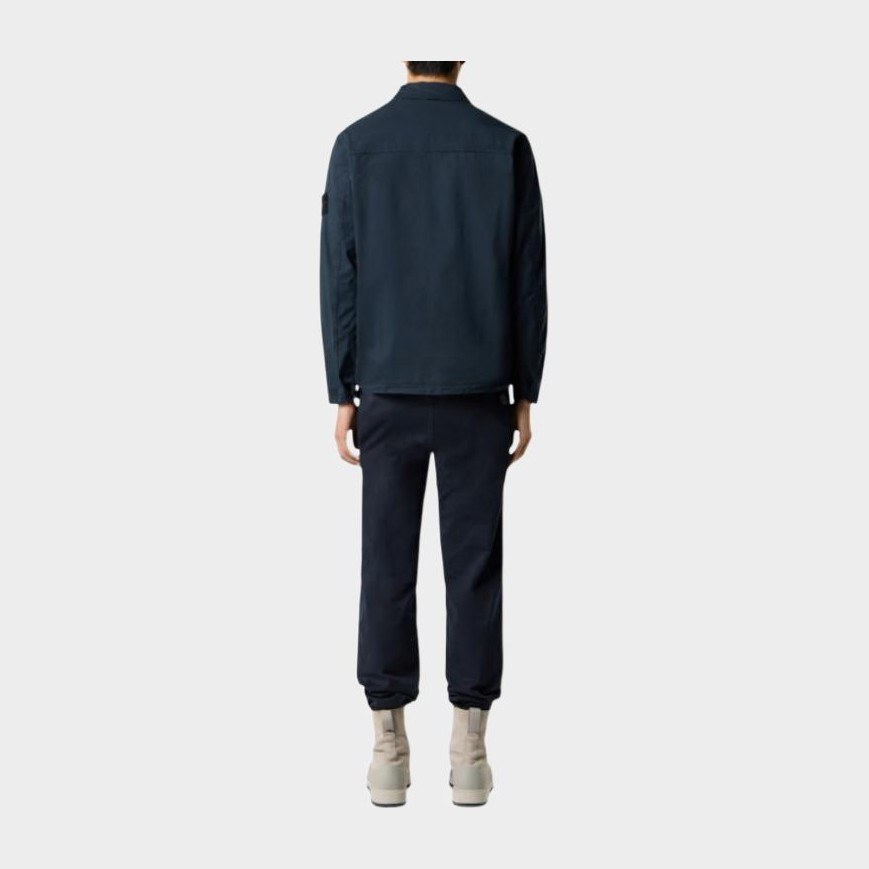 Stone Island Long Sleeve Zip Polo Shirt