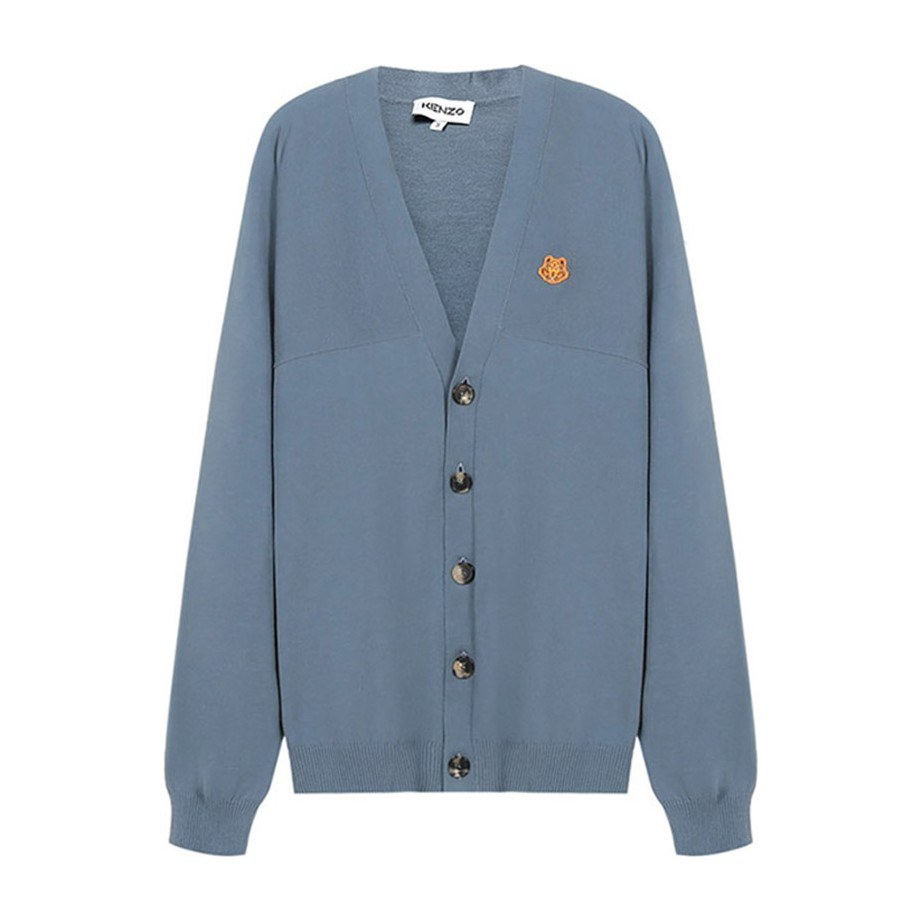 KENZO V-Neck Knit Blue