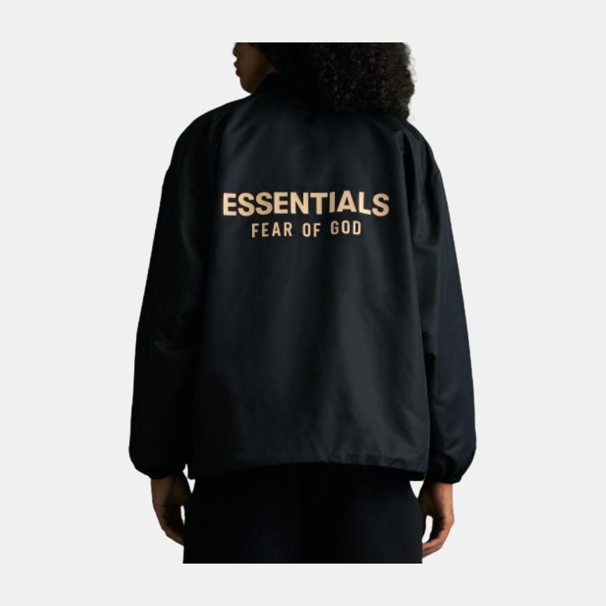 Fear of God Essentials Coaches Jacket Jet Black