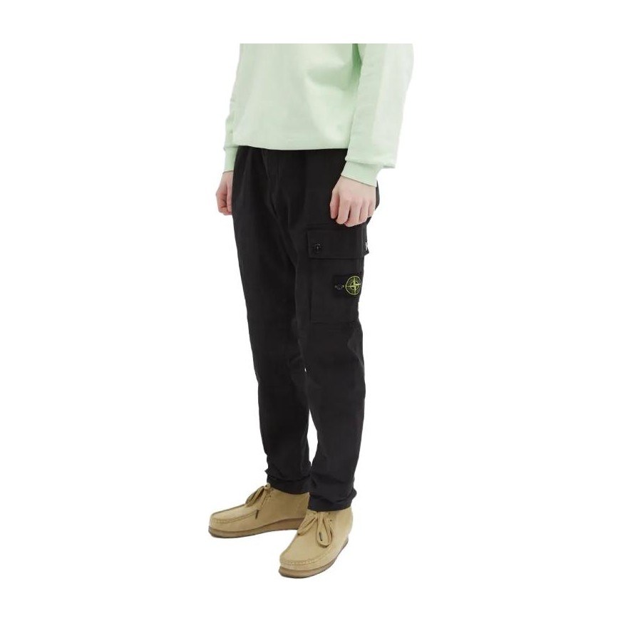 Stone Island SS23 Black Cargo Pants