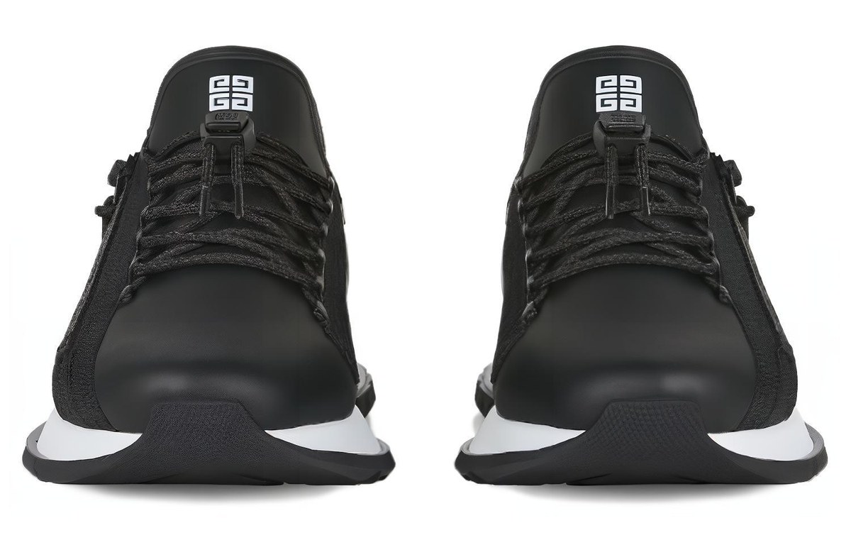 Givenchy Low Top Leather Sneakers Black