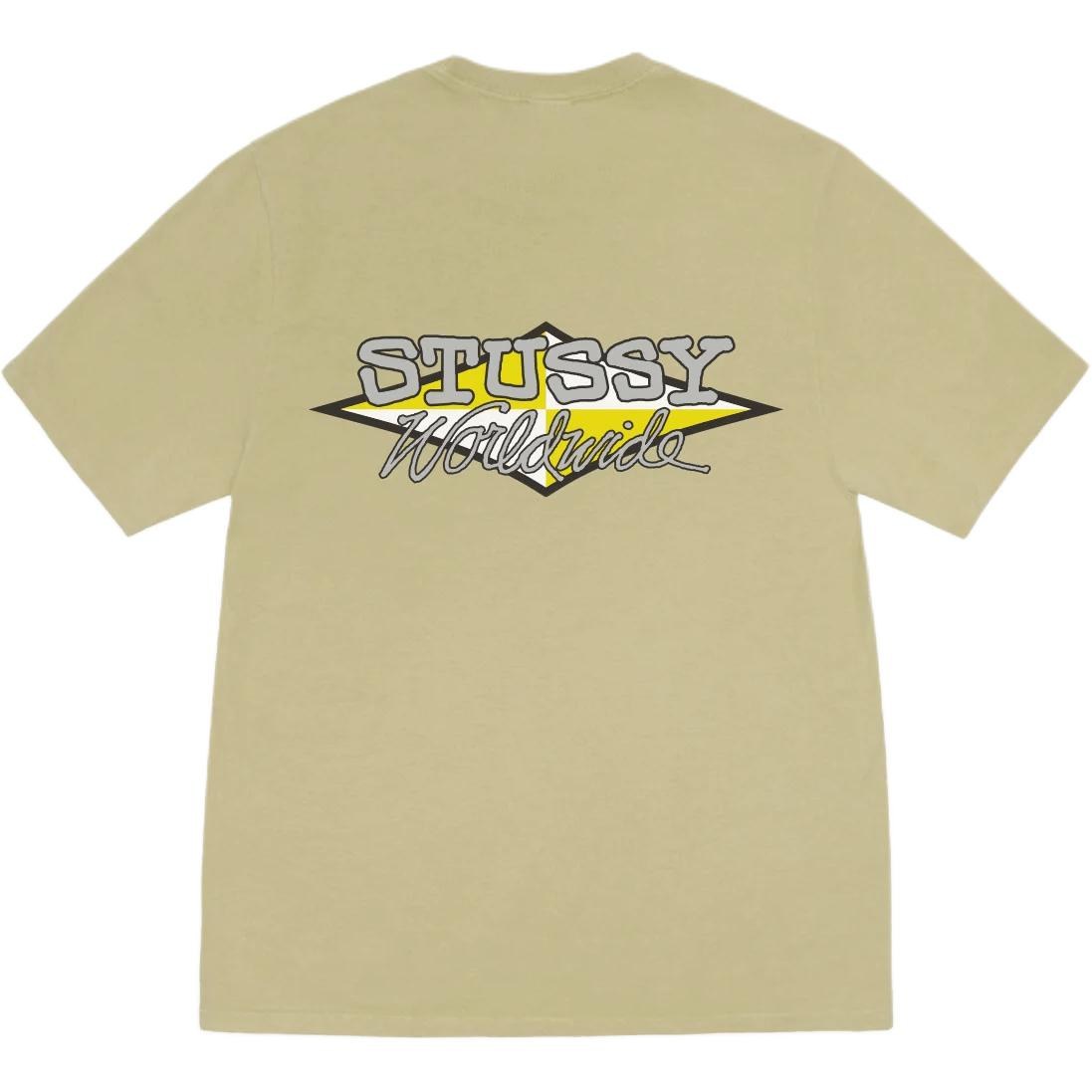 Stussy SS25 WORLDWIDE DIAMOND TEE PIGMENT DYED logoT