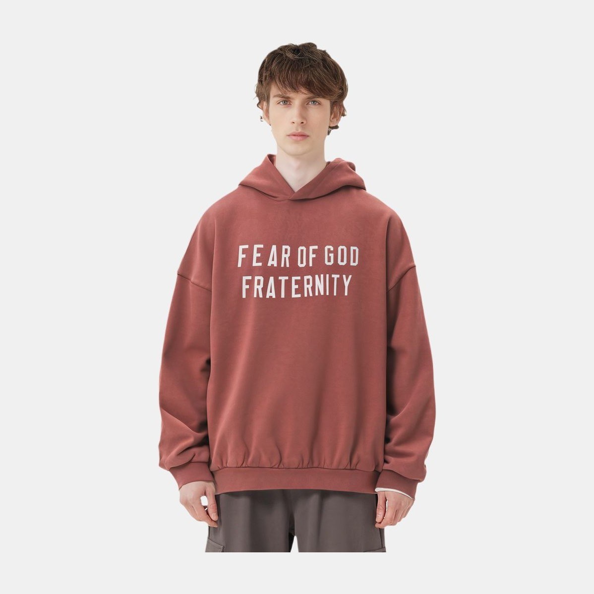 Fear of God Essentials Heavy Fleece Crimson