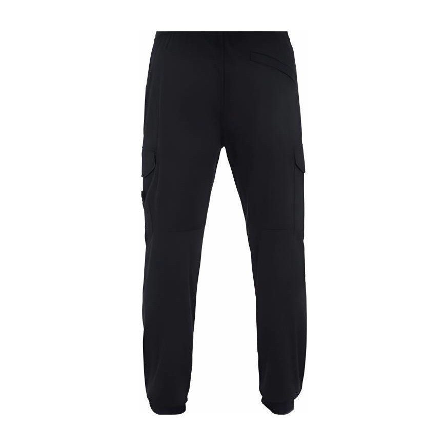 Stone Island Satin Tapered Cargo Pants Black