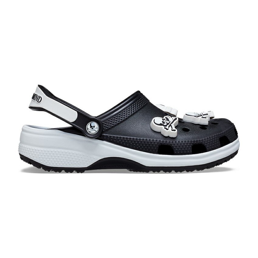 mastermind JAPAN x Crocs Classic Clog Black White
