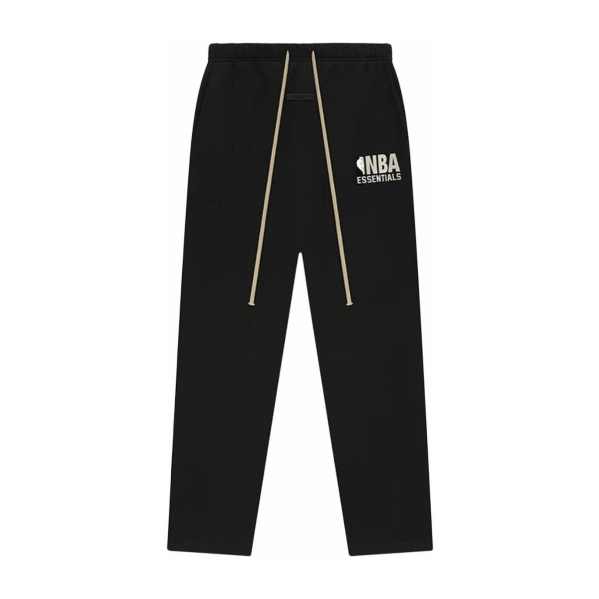 Fear of God Essentials x NBA SS25 Rubber Logo Knit Pants Black