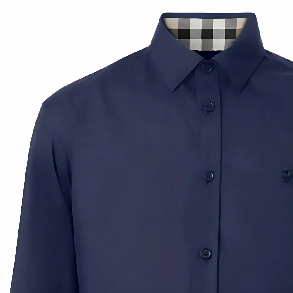 Burberry SS24 Logo Embroidered Shirt
