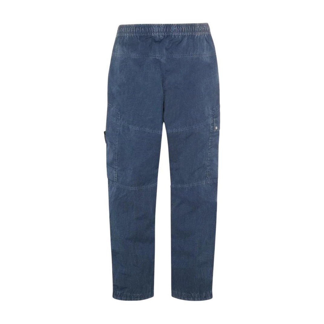 Stone Island FW25 Mid Waist Elastic Pocket Straight Jeans