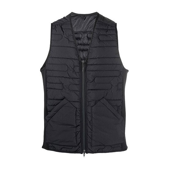 Y-3 Quilted Vest Black
