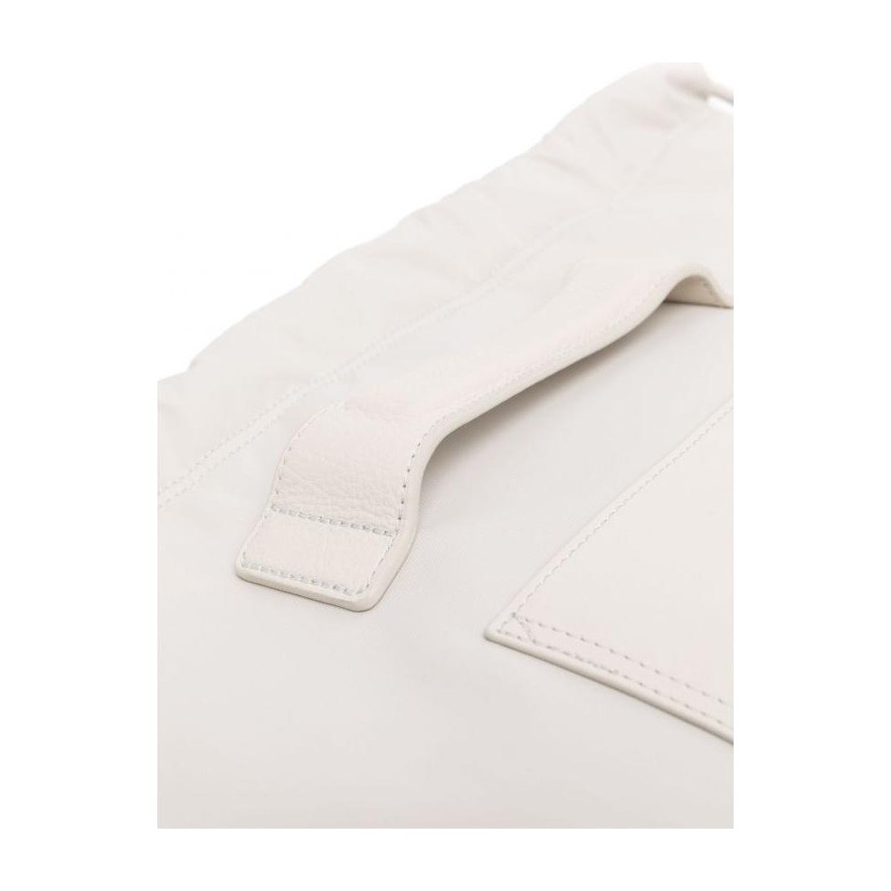Y-3 Logo Drawstring Backpack Off White