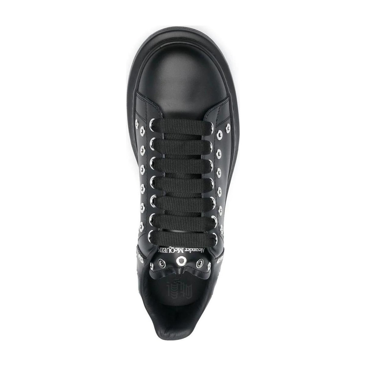 Alexander McQueen Leather Low Top Sneakers Black