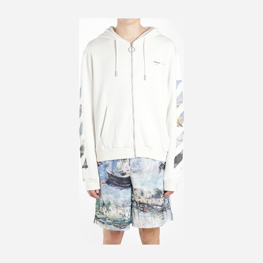 OFF-WHITE SS19 Classic Hoodie White